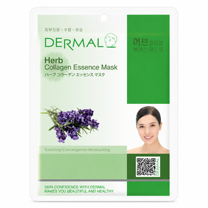 Mascarilla Facial de Esencia de Colágeno Herbal Dérmico 23g, Hidratante y Calmante - Product Image 1