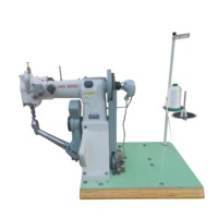 Machine à coudre pour la couture latérale des semelles de chaussures en cuir PU, machine à coudre à double fil pour la couture des bords de chaussures
