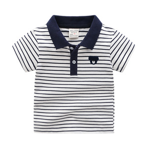 RTS – vêtements pour bébés garçons brodés ou imprimés, Polo à picots, T-shirts et Polos prêts à être expédiés - Product Image 2