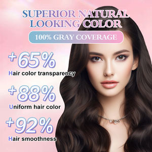 Venta al por mayor profesional sin amoníaco <span class=keywords><strong>tinte</strong></span> para el cabello Color crema permanente moda Color para salón OEM - Product Image 3