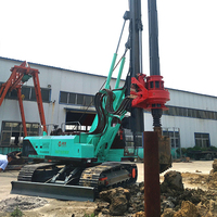 Foreuse rotative hydraulique de 30 m pour travaux de pieutage – Machine de pieutage et de forage rotatif pour la construction