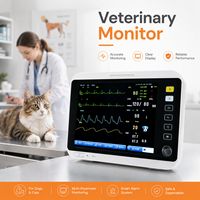 Moniteur d'anesthésie vétérinaire portable et rechargeable OliveVet pour signes vitaux multiparamètres, ECG et fréquence cardiaque pour hôpitaux vétérinaires