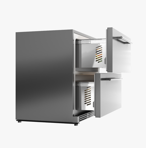 Congélateur électrique portable sans givre de 122 L en plastique à faible bruit sous le comptoir intégré pour réfrigérateur domestique dissimulé - Product Image 6