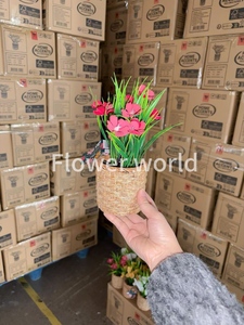 Small <strong>Artificial</strong> Potted Flowers <strong>Plants</strong> Mini <strong>Artificial</strong> Faux <strong>Plants</strong> With Flowers for Home Room Farmhouse Bathroom <strong>Decor</strong> Indoor - Product Image 2