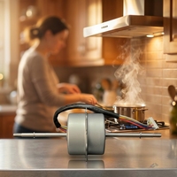 Ventilateur d'extraction domestique monophasé à moteur AC sans balais, efficacité IE3, roulement à billes, multi-vitesses, 1/3 vitesse, 230V