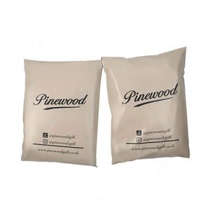 Logo Poly Mailers Express Plastic Delivery Shipping <b>Bag</b> Waterproof Eco-Friendly <b>Compostable</b> Printed Beige Envelope Mailing <b>Bag</b> - Product Image 2