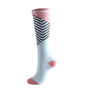 Calcetines de Compresión para Enfermeras, Calcetines Deportivos para Mujer y Hombre, para Viajes en Avión, Crossfit, Ciclismo al Aire Libre, Medias de Compresión Larga - Product Image 1