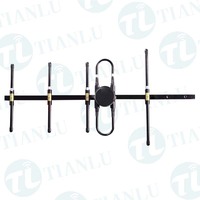 Antenne directionnelle à 5 éléments de haute qualité 9dbi UHF 430-470MHz Antenne Yagi en alliage d'aluminium à visser Antenne de communication 433mhz
