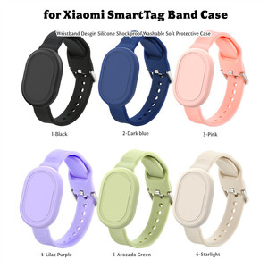 Funda de silicona suave para niños con correa para pulsera <span class=keywords><strong>Xiaomi</strong></span> Smart Tag, funda impermeable, soporte para rastreador, localizador, correa de reloj - Product Image 2