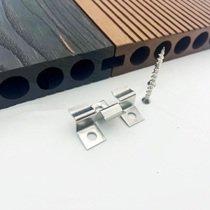 Attaches cachées Clips en acier inoxydable pour plancher pont WPC Decking accessoires verrouillage installer Wpc solive Support bord couverture - Product Image 6