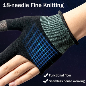 ปลอกนิ้วกันลื่น ปลอกนิ้วเล่นเกมบางเฉียบระบายอากาศได้ ถุงมือเล่นเกมมือถือ ถุงมือหน้าจอสัมผัสไฟเบอร์นำไฟฟ้า - Product Image 4