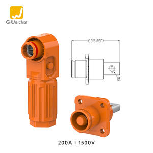 Conector de enchufe de batería HV automotriz eléctrica <span class=keywords><strong>m</strong></span>ás vendida 200A conector de almacenamiento de energía Cable de alimentación divisor de CC - Product Image 2