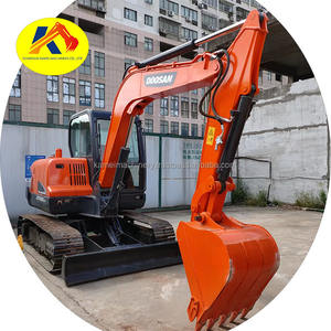 Bonne performance DX60 DH60 Engins de terrassement à vendre Excavatrice Doosan DX60E DH60BC DH60-7 DX60E-9C DX55 6 tonnes en stock d'occasion - Product Image 1