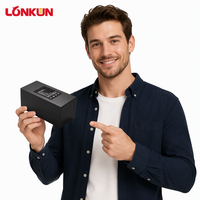 Batterie au lithium rechargeable personnalisée LongKun, boîtier compact noir, batterie haute capacité pour appareils électroniques, OEM