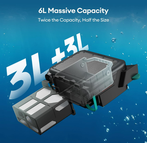Robot nettoyeur de piscine solaire, étanche, durable et portable pour piscines hors sol avec télécommande et <span class=keywords><strong>panier</strong></span> filtrant de 6L - Product Image 6