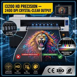Impresora DTF GOOSAM A1 de seis cabezales I3200 para producción de camisetas, sistema de impresión de rollo a rollo de alta velocidad - Product Image 1
