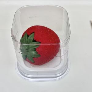 Nouveau design, vente chaude, gâteau mousse halal certifié, faible en gras, congelé, moelleux et collant, en forme de fraise 3D, dessert - Product Image 2