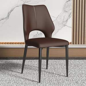 <span class=keywords><strong>Chaise</strong></span> de salle à manger de luxe moderne en métal rembourrée, qualité hôtelière haut de gamme pour la maison, la salle à manger, le salon, la chambre et l'hôtel - Product Image 5