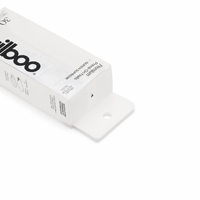 Scatola per Confezionamento Unghie Finte in PET Trasparente con Effetto Laser, Custodia con Foro per Appendere, Design con Numeri Laterali in Rilievo