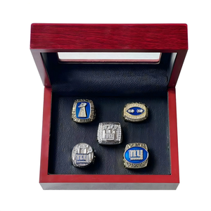 Juego de 5 Anillos de Campeón de los New York Giants, Joyería Masculina de Alta Calidad, Anillos de Campeón Personalizados - Product Image 6