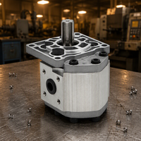 Pompe hydraulique en alliage d'aluminium à faible coût pour chargeuse sur pneus, pièces de pompe à engrenages, vente directe d'usine, fabrication de pièces durables