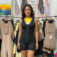 Gaine sculptante post-opératoire intégrale à maintien moyen, grandes tailles, avec crochets avant pour un abdomen lisse, vente en gros