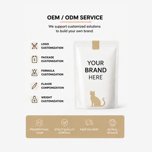<span class=keywords><strong>Nourriture</strong></span> <span class=keywords><strong>humide</strong></span> de haute qualité <span class=keywords><strong>pour</strong></span> chats et chiens en sachet |   Aliments <span class=keywords><strong>pour</strong></span> animaux de compagnie OEM/ODM avec de la viande fraîche |   Vente en gros directe d'usine - Product Image 5