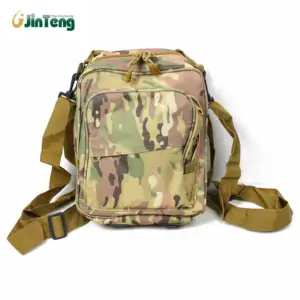 Jinteng Camping Hiking Outdoor Cross body Bag Oxford Chest Bag Single Shoulder Pack Molle Tactical Sling Bag