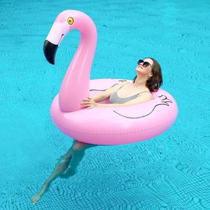Juguetes de natación inflables para adultos y niños, flotadores de piscina de 42 pulgadas, flamenco, unicornio, tubos de natación, anillos - Product Image 4