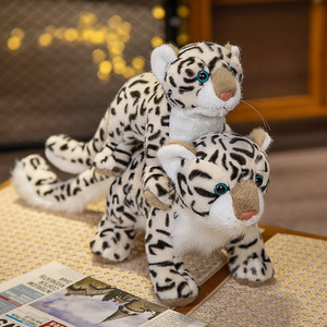 Peluche de Leopardo de las Nieves Realista, Simulación de Leopardo, Animal de Peluche, Peluche de Leopardo para Abrazar - Product Image 5
