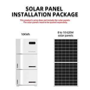 Systèmes d'alimentation solaire avec batterie de secours de 5 kWh et 10 kWh, adaptés aux zones souffrant de pannes fréquentes - Product Image 1