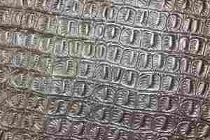 Toptan özel Croc timsah timsah desen sentetik deri kumaş suni deri malzeme - Product Image 2