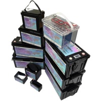 Batterie LiFePO4 semi-solide à coque transparente 12,8 V 100 Ah avec cellules de qualité A 3,2 V 102 Ah 4S1P 6000 cycles