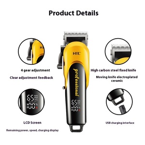 Per HTC Professionale Elettrico Capelli per Clippers Multifunzionale Negozio di <span class=keywords><strong>Barbiere</strong></span>/Scarpe <span class=keywords><strong>Rasatura</strong></span> Elettrica per Clippers Alimentato a Batteria - Product Image 2