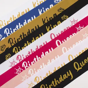 Birthday King And Birthday Queen Sash Birthday Party Decoration Party Favors Gifts