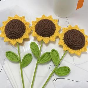 Flor que nunca se marchita, hilo de tejer de flores artificiales, juego de Material de ganchillo con herramientas, accesorios de bricolaje hechos a mano, regalo - Product Image 5