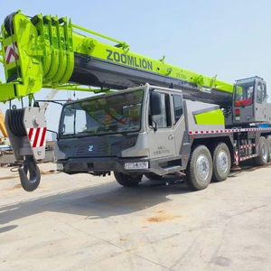 Low Cost Secondhand Zoomlion 50 Ton Truck with <b>Crane</b> for Construction Work - Product Image 1
