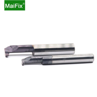 Maifix 1 pièce SBWR 4MM 6MM 8MM Mini-outil de tournage CNC pour le traitement de l'acier, coupe et rainurage de petite taille