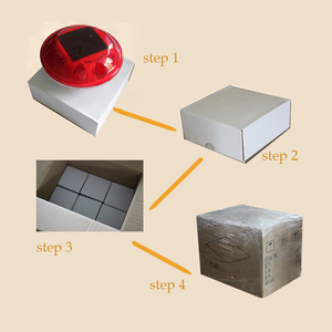 Luci Solari Lampeggianti CadSolar per Pavimentazione Stradale, Impermeabili IP68, Anti-UV, in PC, con <span class=keywords><strong>6</strong></span> LED, per Vialetti e Segnalazione Stradale >1000m - Product Image 5