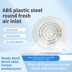 Ventilateurs muraux encastrés en plastique ronds, à <span class=keywords><strong>d</strong></span>ébit <span class=keywords><strong>d</strong></span>'air réglable, pour systèmes CVC - Vente en gros fabricant - Product Image 2