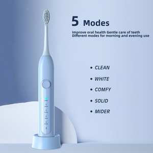 Brosse à dents électrique intelligente avec têtes de recharge Brosse à dents rechargeable par USB pour usage domestique - Product Image 2