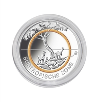 Capsules rondes transparentes avec inserts en mousse pour pièces de monnaie de 2 livres, 1 livre et 50 pence