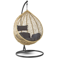 Daijia-Hamac suspendu, hamac en rotin doré de luxe, chaise balançoire suspendue