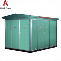 Transformateur de distribution de type boîtier triphasé européen résistant aux intempéries 10 kVA-1000 kVA pour réseau urbain moyenne et haute tension