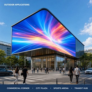 Pantalla LED <span class=keywords><strong>3D</strong></span> para Exteriores, Visible a Simple Vista, de P2.5 a P10, 5000nits, IP65 Impermeable, para Esquinas Comerciales y Plazas Urbanas - Product Image 4