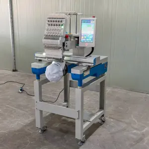 Máquina automática de bordado, máquina de bordado de cabeça única computada