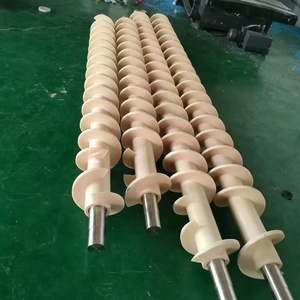 Varilla en espiral personalizada, tornillo de alimentación de paso <span class=keywords><strong>variable</strong></span>, dispositivo de empuje de botella de nailon, equipo mecánico, maquinaria de goma y plástico - Product Image 6