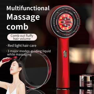 Full Body Relax Kneading Scalp Comb Head Massager <b>Vibration</b> Oil Hair Massager Scalp Comb Light Car Use - Product Image 4