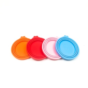 Đặc biệt cung cấp phổ Kích thước <span class=keywords><strong>Silicone</strong></span> vật nuôi có thể nắp đậy nhựa thực phẩm có nắp đậy cho chó và mèo phù hợp với 3 kích thước tiêu chuẩn của lon thực phẩm - Product Image 6