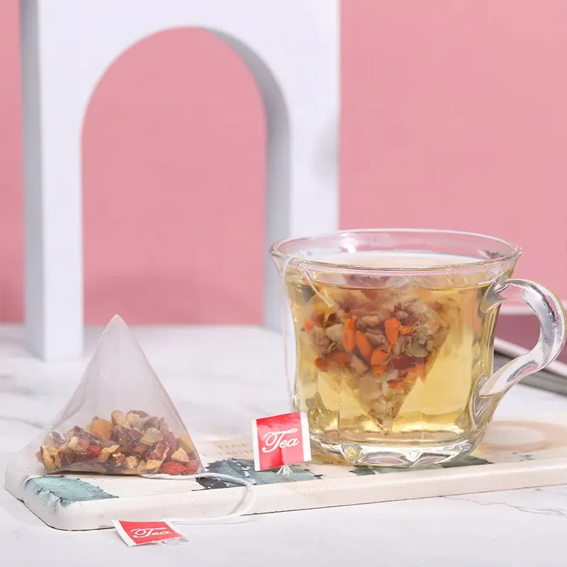 شاي عضوي لونغان مزيج من التوت الأحمر والتوت الذئب الشاي الطازج والخام المعبأ شاي للتخسيس والصحة